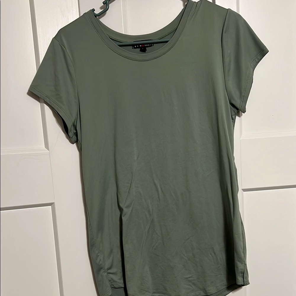 Poof! Green Fitted Cap Sleeve T-Shirt